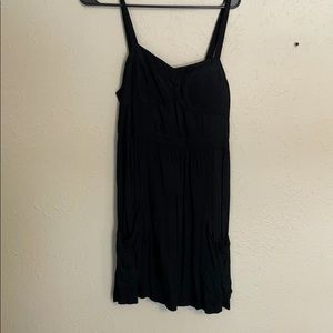 Black dress with pockets